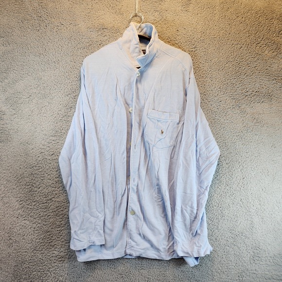 Polo Ralph Lauren Other - Polo Ralph Lauren Shirt Mens XL Light Blue Cotton Pockets Long Sleeve Button Up